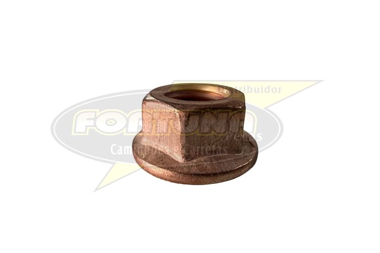 PORCA PRISIONEIRO TURBO 10MM - COBREADA - Ref: 802958-CBR